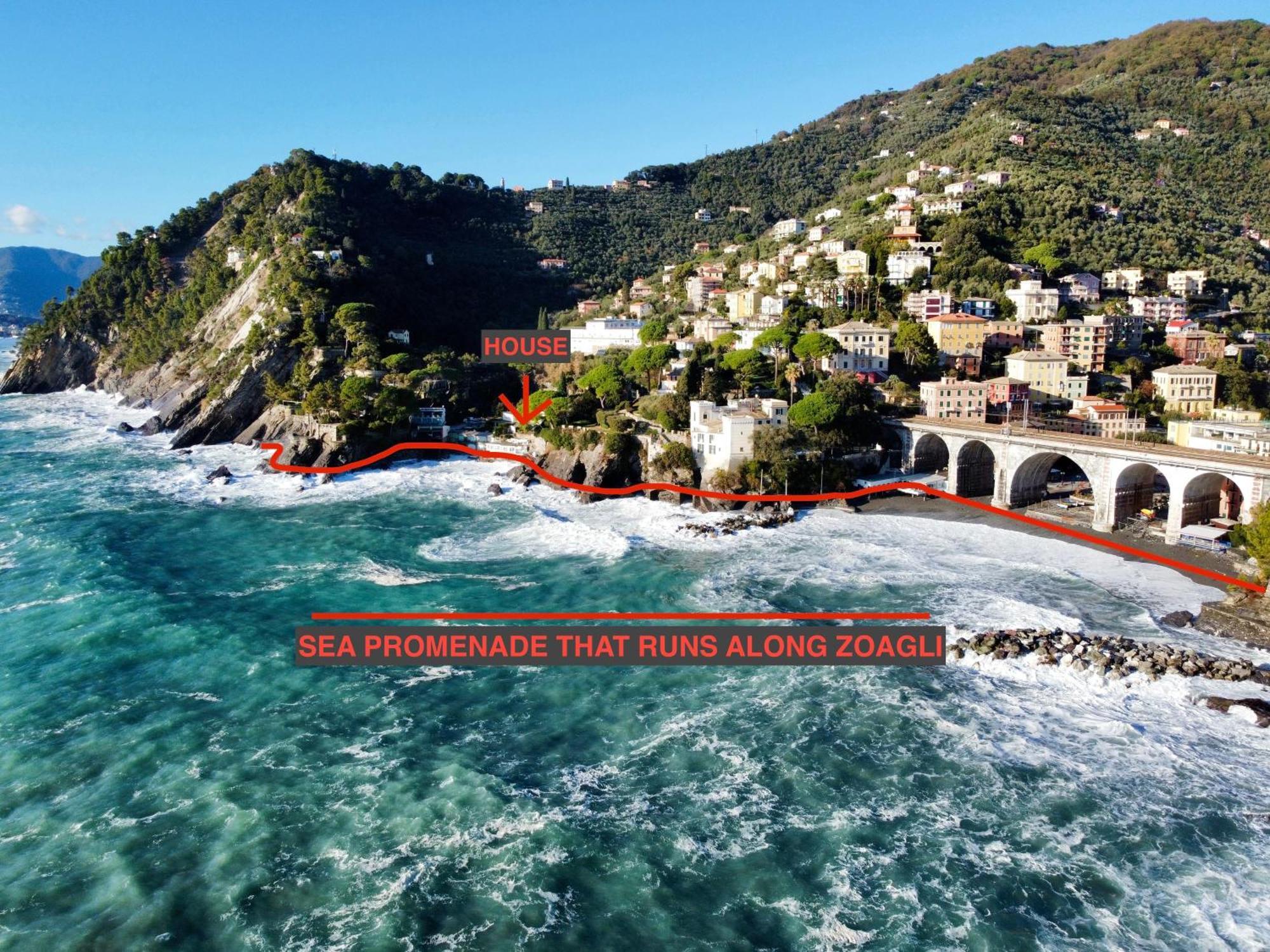 La Terrazza Sul Mare Appartement Zoagli Buitenkant foto